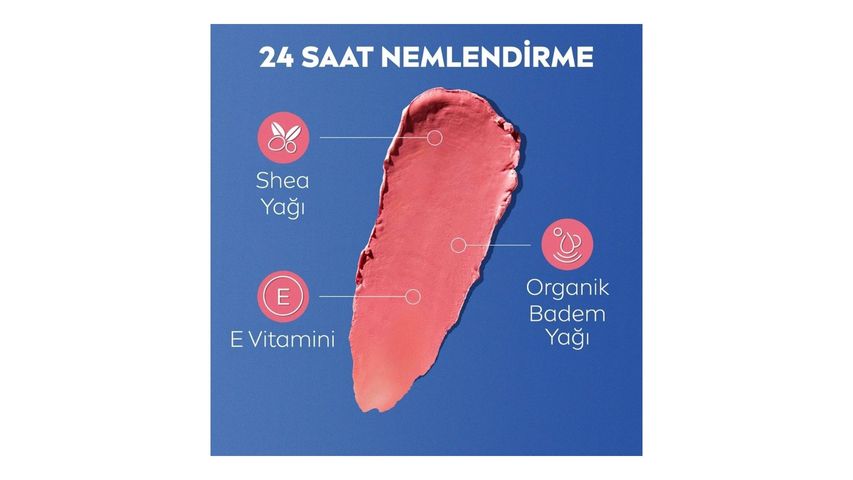 NIVEA Rose Nemlendirici Dudak Bakım Kremi 4.8 g