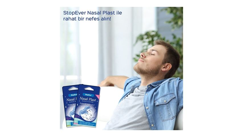 StopEver Nasal Plast Burun Bandı Normal Boy