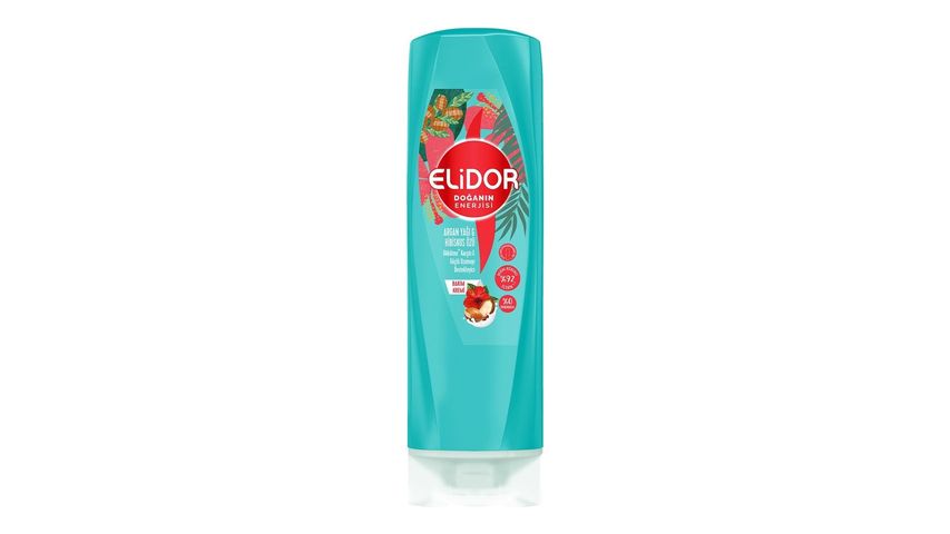 Elidor Doğanın Enerjisi Saç Bakım Kremi Argan Yağı ve Hibiskus Özü 350 ml