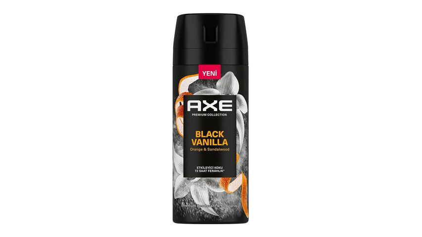 Axe Black Vanilla Sprey Deodorant 150 ml