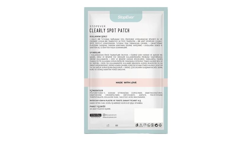 StopEver Clearly Spot Patch Sivilce Siyah Nokta Bandı