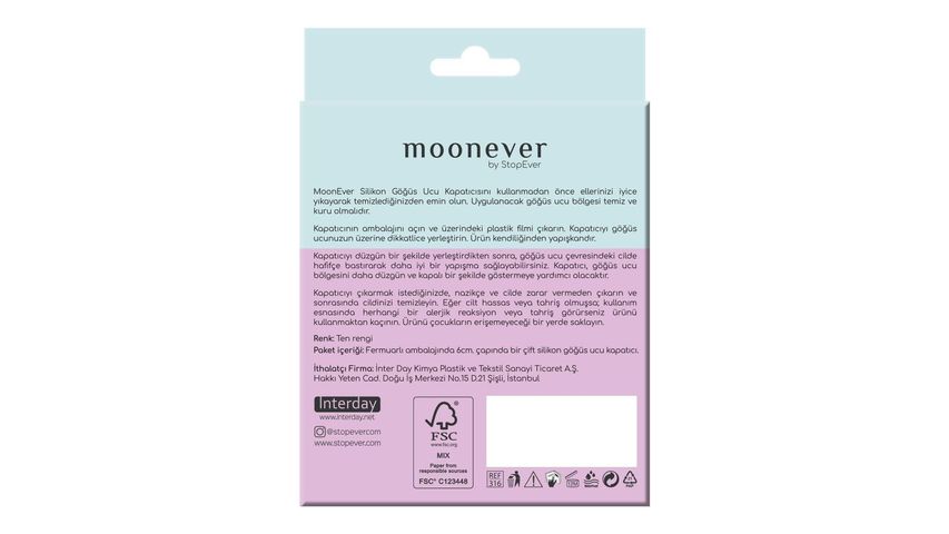 MoonEver Silikon Göğüs Ucu Kapatıcı
