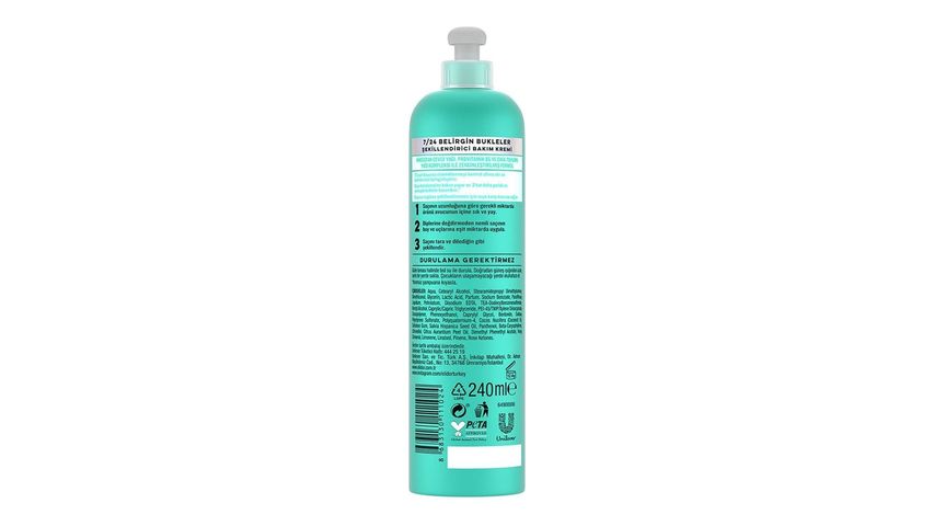 Elidor 7/24 Styling Care Cream Definite Curls 240 ml