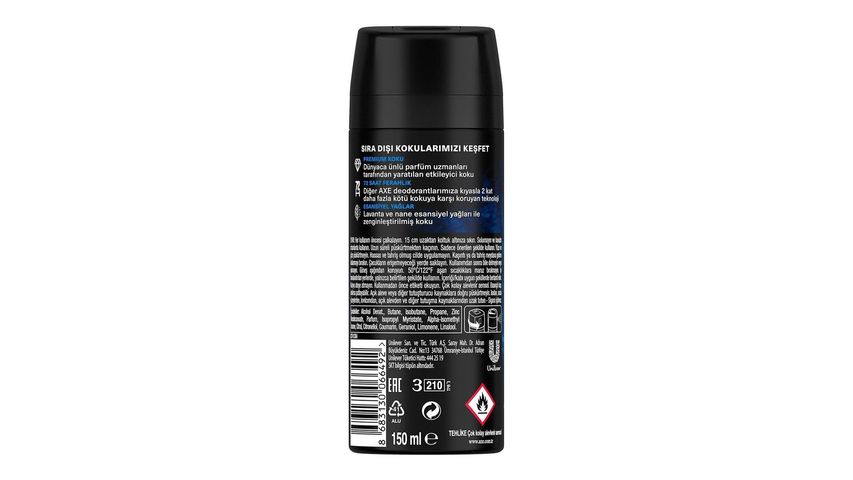 Axe Men's Spray Deodorant Blue Lavender 150 ml