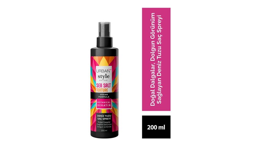 Urban Care Style Guide Deniz Tuzu Etkili Doğal Dalga Sağlayan Saç Spreyi 200 ml