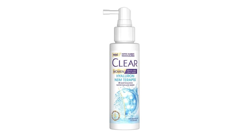 Clear Women Serum Hyaluron Nem Terapisi Kepeğe Karşı Etkili Saç Bakım Serumu 90 ml