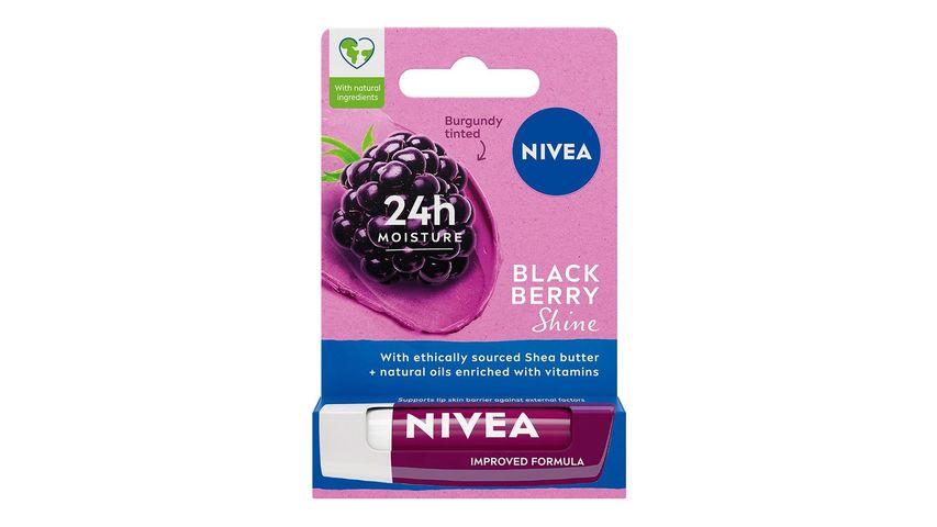 NIVEA Blackberry Tinted Moisturizing Lip Balm 4.8 g