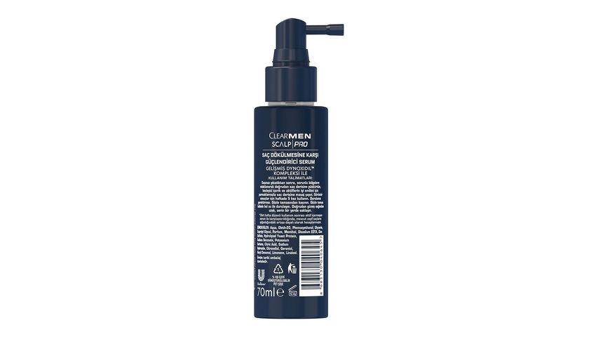 Clear Men Scalp Pro Saç Dökülmesine Karşı Güçlendirici Serum 70 ml