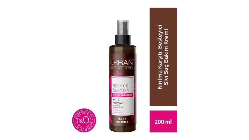 Urban Care Argan Yağı & Keratin Sıvı Saç Bakım Kremi 200 ml
