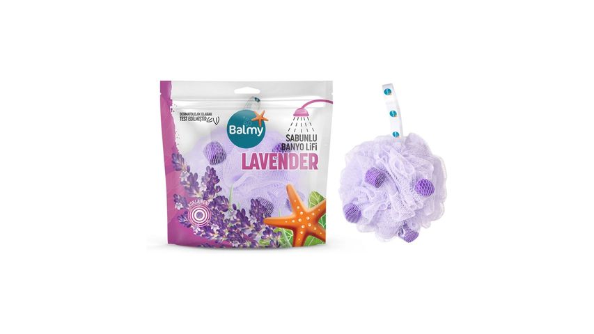Balmy Lavender Soapy Bath Loofah