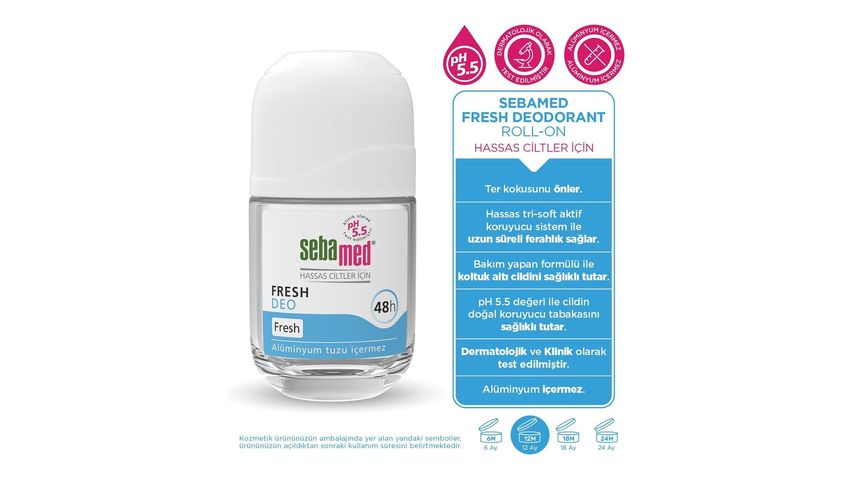 Sebamed Fresh Roll On Deodorant 50 ml