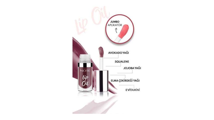 Note Cosmetics Lip Oil 30 Deep Berry Nemlendirici & Parlatıcı Dudak Bakım Yağı - Mor