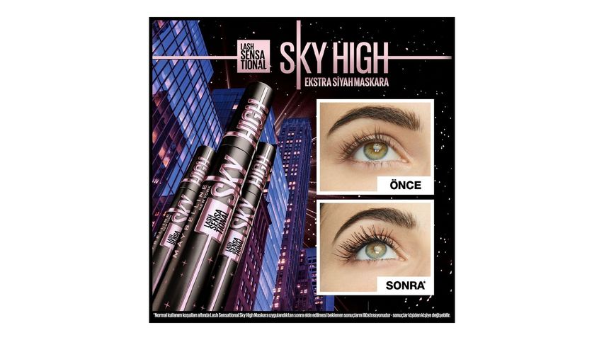 Maybelline New York Lash Sensational Sky High Cosmic Black Mascara