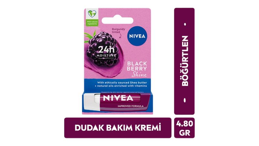 NIVEA Blackberry Tinted Moisturizing Lip Balm 4.8 g