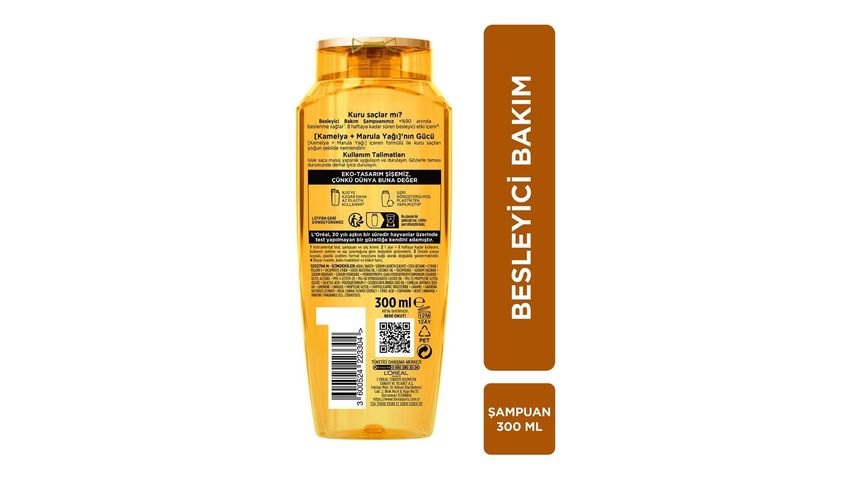 Elseve Mucizevi Yağ Besleyici Bakım Şampuanı 300 ml