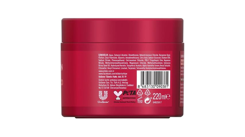 Elidor Yoğun Onarıcı Brezilya Keratin Terapisi Saç Bakım Maskesi 220 ml