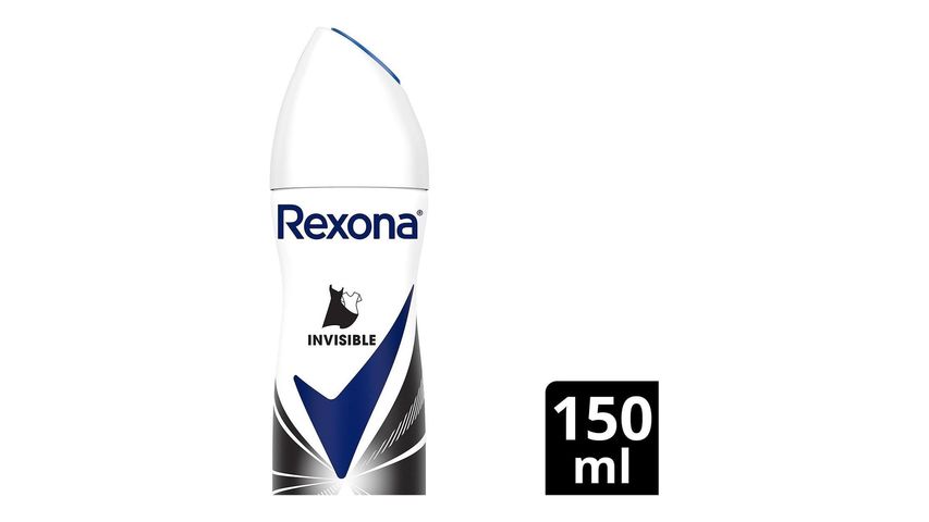 Rexona Deodorant Sprey Invisible Black + White Fresh 150 ml