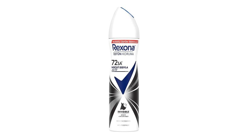 Rexona Deodorant Sprey Invisible Black + White Fresh 150 ml