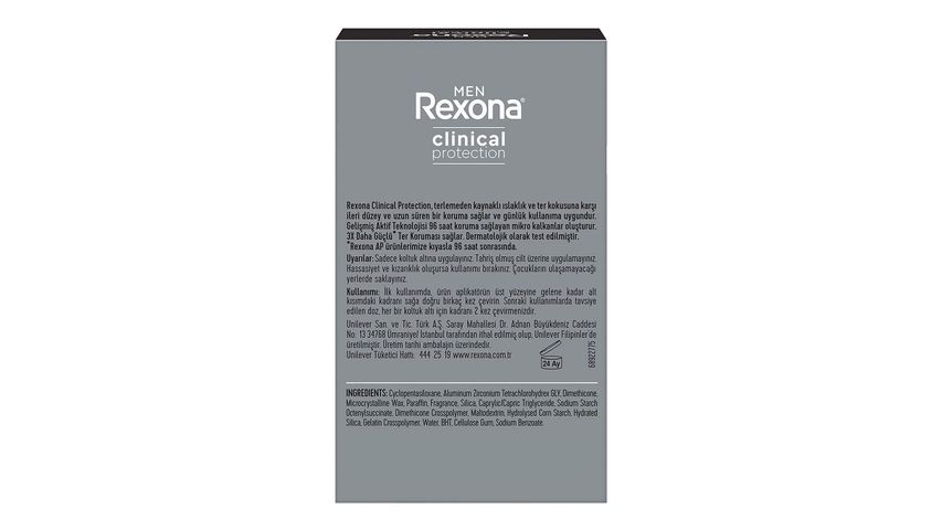 Rexona Men Clinical Protection Active Fresh Erkek Stick Deodorant 45 ml