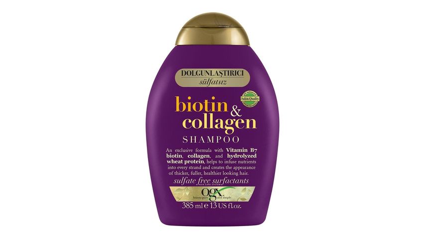 Ogx Biotin and Collagen Shampoo 385 ml