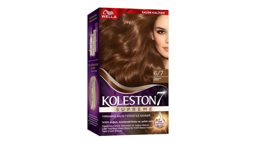Wella Koleston Supreme Saç Boyası 6/7 Çikolata Kahve