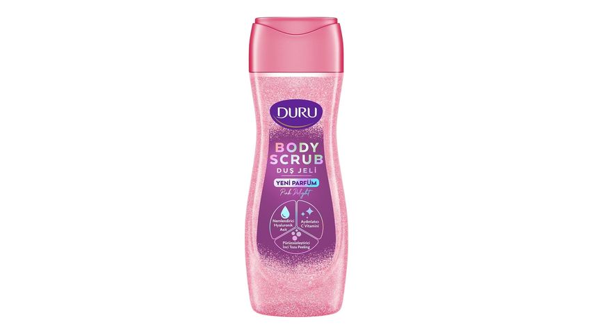 Duru Body Scrub Pink Delight & Ice Light Shower Gel 450 ml