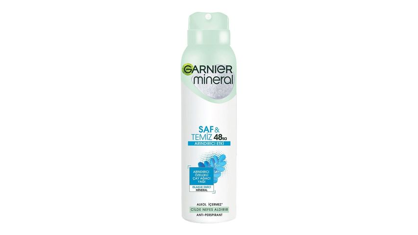 Garnier Mineral Pure & Clean Spray Deodorant 150 ml