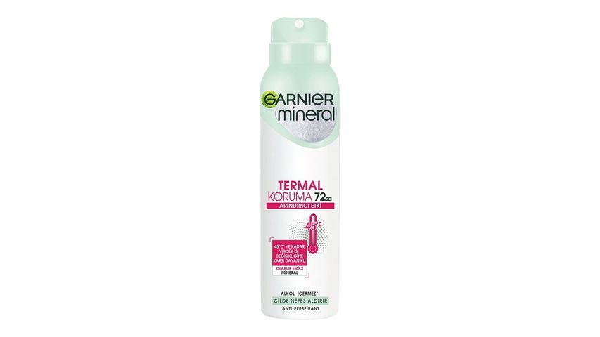 Garnier Mineral Anti Perspirant Kadın Deodorant Termal Koruma