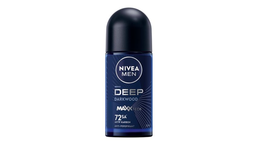 NIVEA MEN Roll-on Deodorant Deep Dimension Active Carbon 50 ml