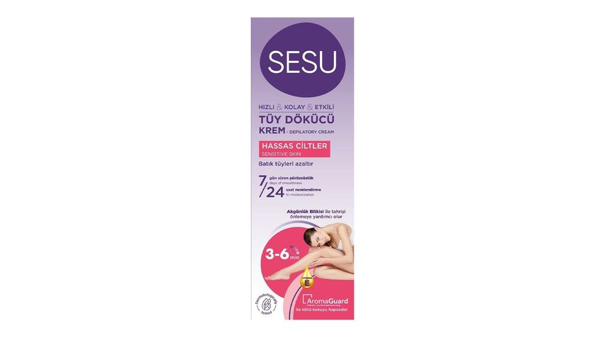 Sesu Tüy Dökücü Krem Hassas 100 ml