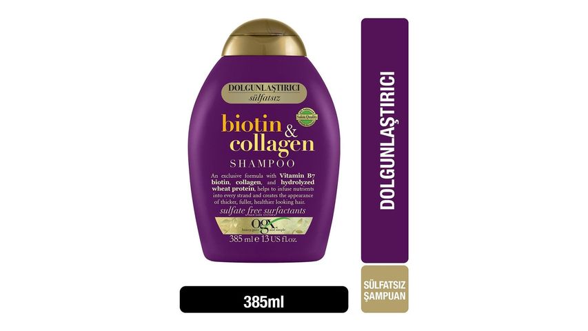 Ogx Biotin and Collagen Shampoo 385 ml