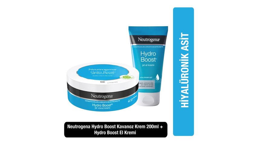 Neutrogena Hydro Boost Jel Vücut Kremi 200 ml & Neutrogena Hydro Boost Jel El Kremi 75 ml