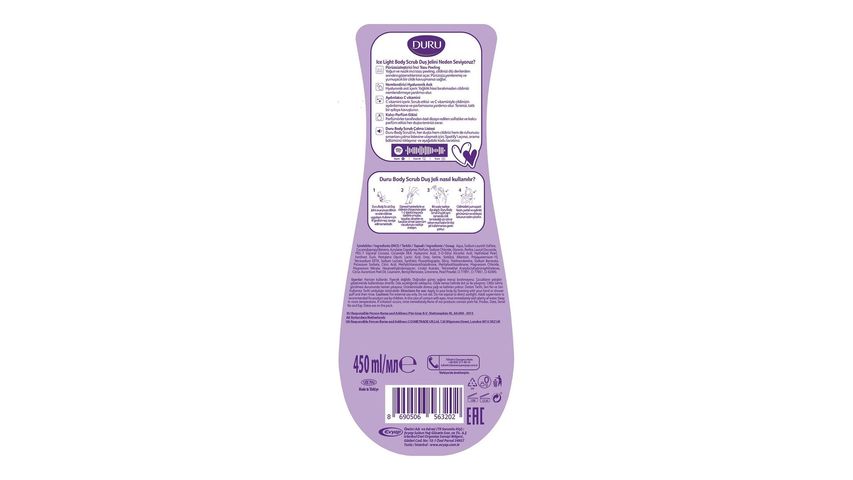 Duru Body Scrub Ice Light Duş Jeli 450 ml