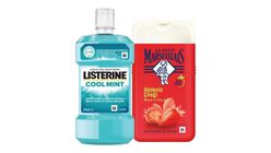 Le Petit Marseillais Mediterranean Strawberry Shower Gel + Listerine Coolmint Mild Taste 250 ml