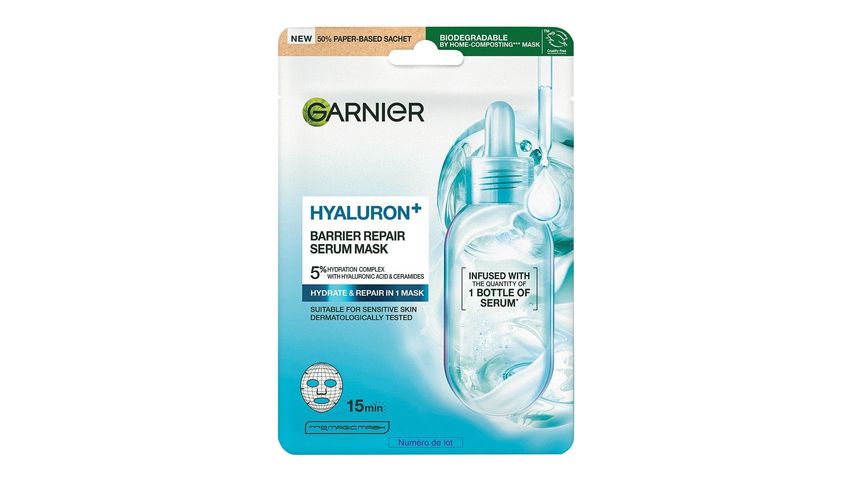Garnier Hyaluron Onarıcı Kağıt Yüz Maskesi