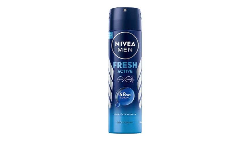 NIVEA MEN Erkek Sprey Deodorant Fresh Active 150 ml