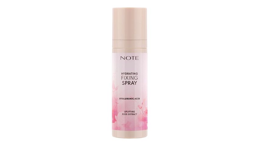 Note Cosmetics Hydrating Fixing Spray Rose Extract Moisturizing Makeup Setting Spray