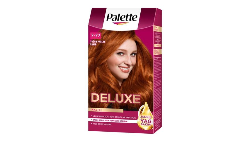 Palette Deluxe Hair Dye 7.77 Intense Bright Copper