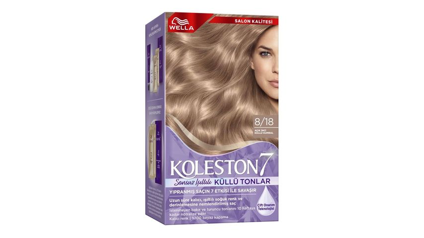 Wella Koleston Supreme Sonsuz Işıltılı Küllü Tonlar Saç Boyası 8/18 Açık Inci Küllü Kumral