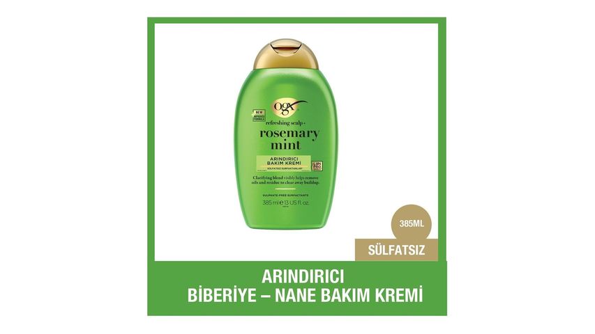 OGX Rosemary Mint Arındırıcı Saç Bakım Kremi 385 ml