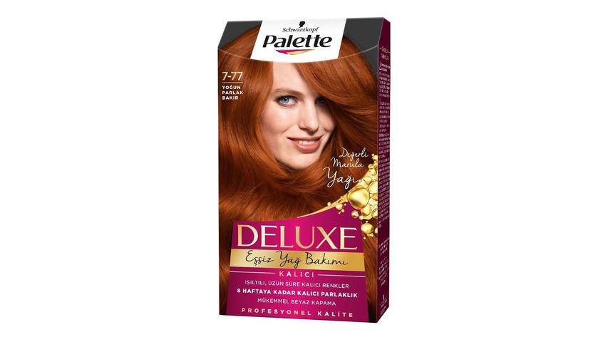 Palette Deluxe Hair Dye 7.77 Intense Bright Copper