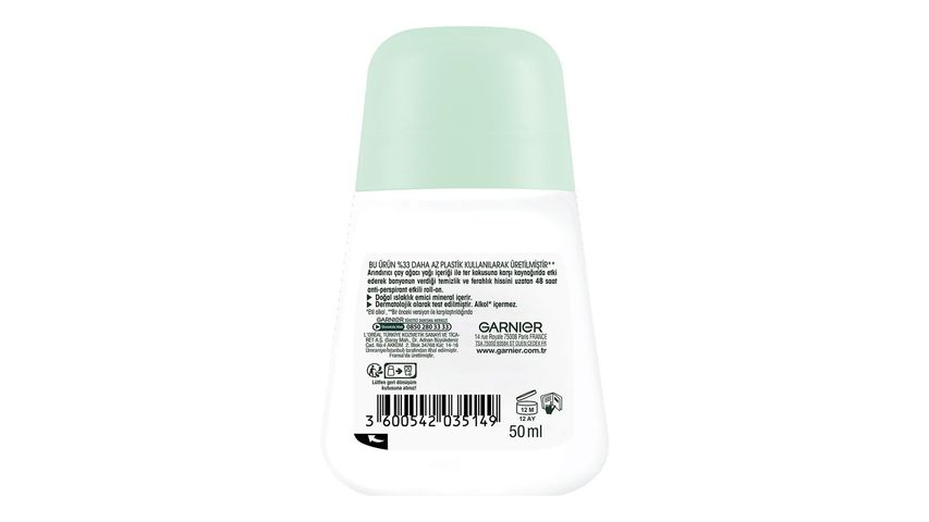 Garnier Mineral Saf & Temiz Roll-On Deodorant 50 ml