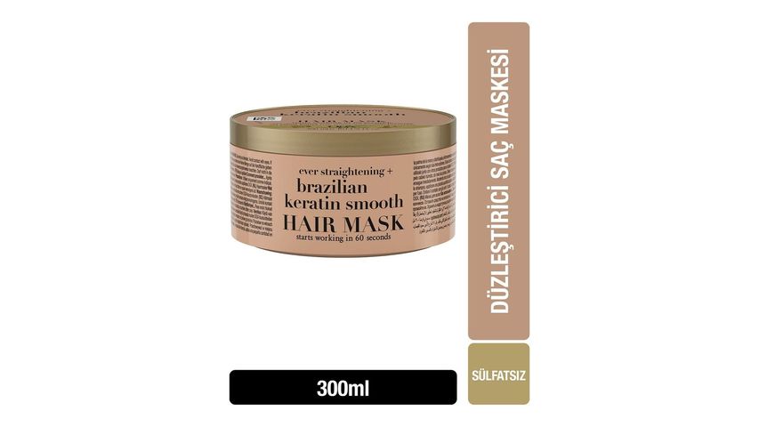 Ogx Brazilian Keratin Smooth Hair Mask 300 ml