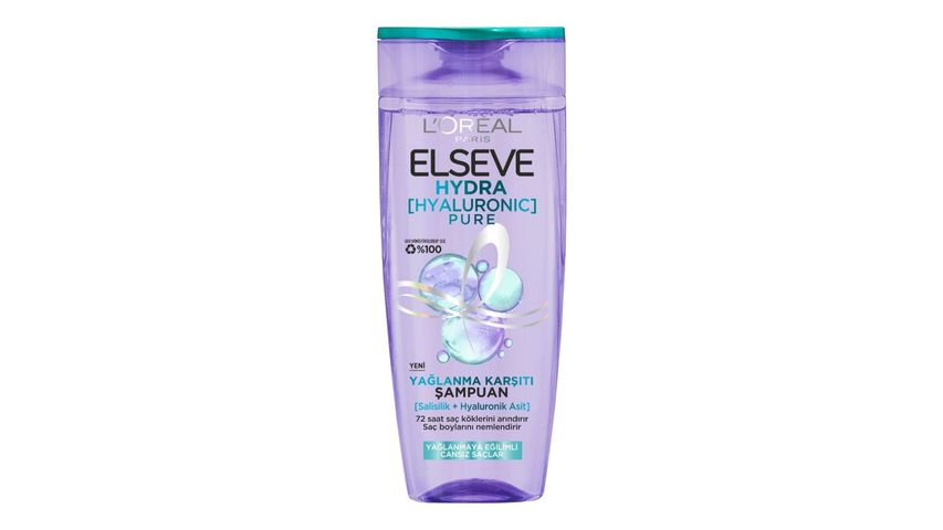Elseve Hydra Hyaluronic Pure Yağlanma Karşıtı Şampuan 300 ml