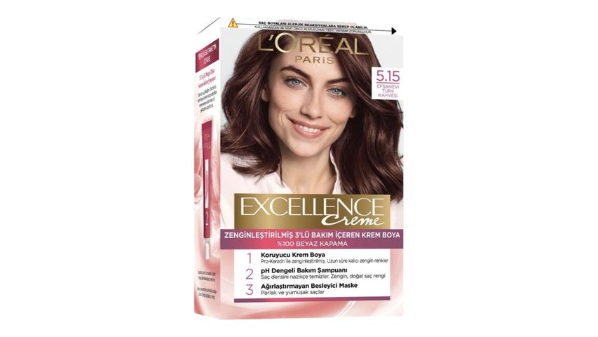 L'Oréal Paris Excellence Creme 5.15 Efsanevi Türk Kahvesi Saç Boyası