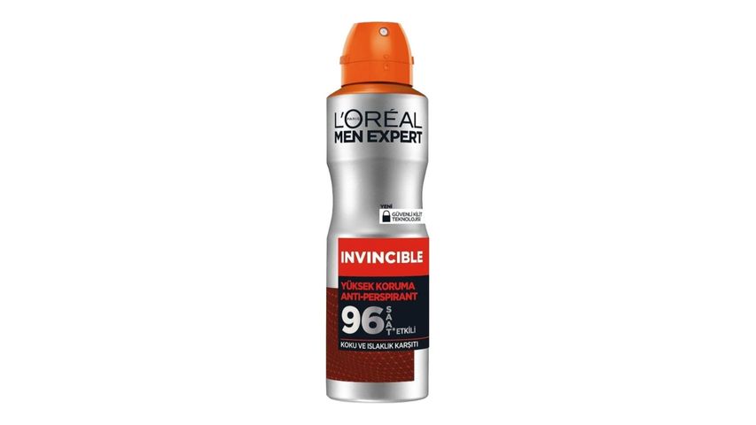 L'Oréal Paris Men Expert Invincible Anti Perspirant Sprey Deodorant 150 ml