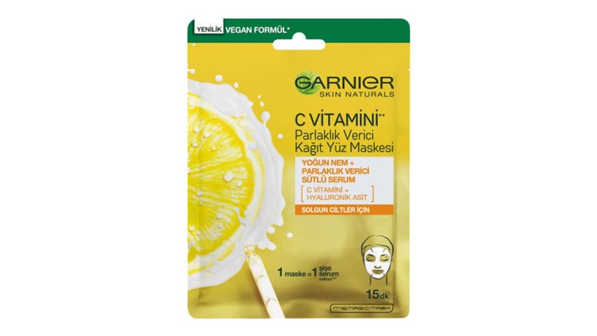 Garnier Vitamin C Brightening Paper Face Mask 28 g