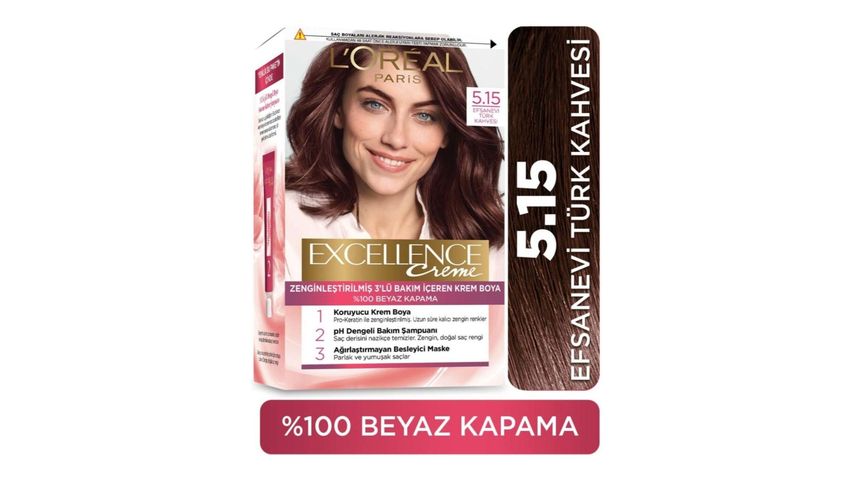 L'Oréal Paris Excellence Creme 5.15 Efsanevi Türk Kahvesi Saç Boyası