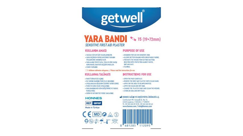 Getwell Hassas Yara Bandı