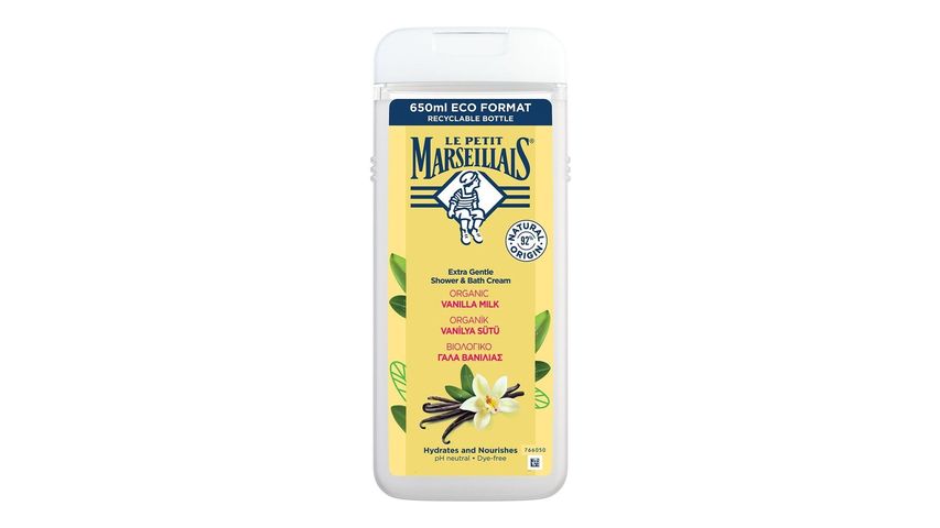 Le Petit Marseillais Duş Jeli Vanilya Sütü 650 ml